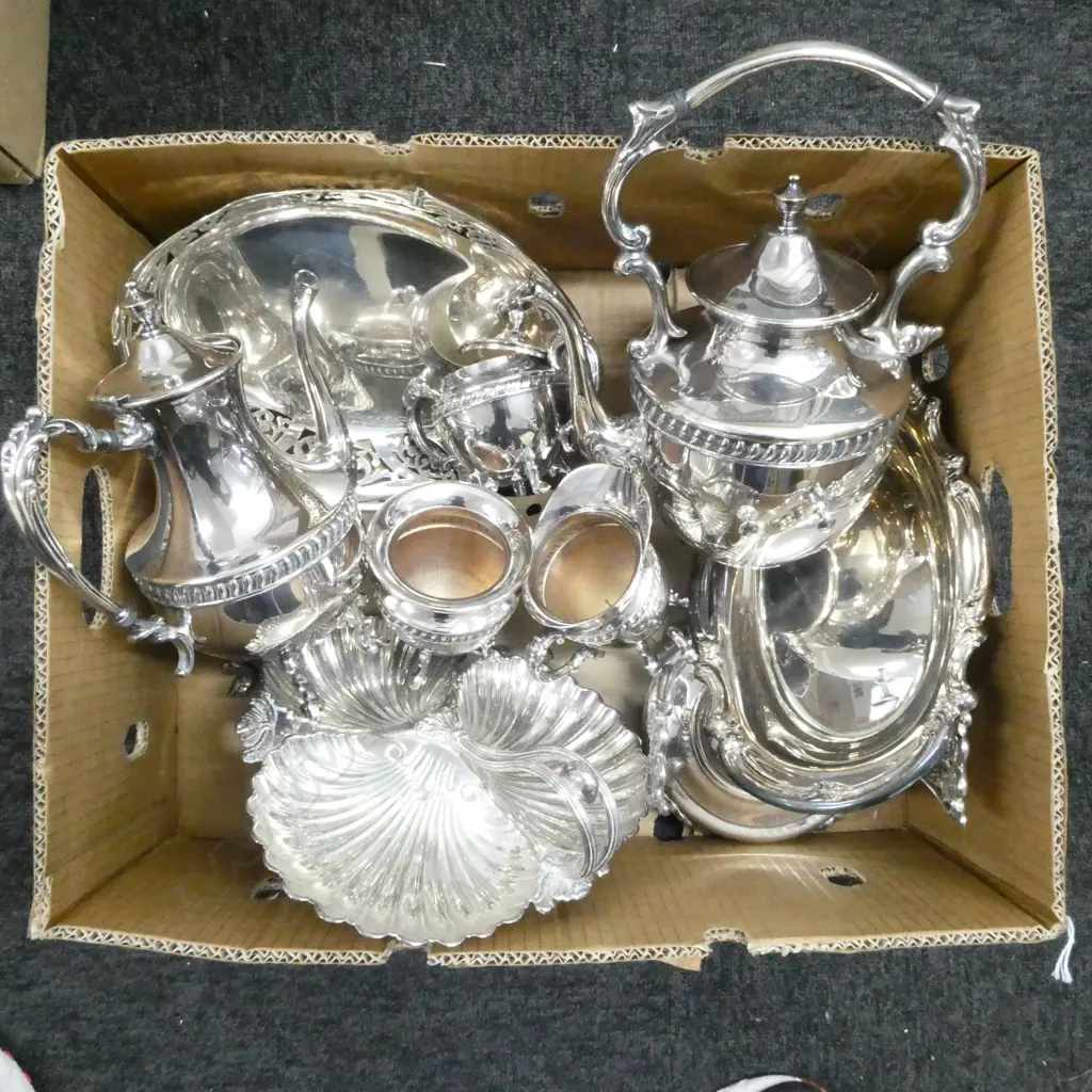ASST. EP INCL. 5 PCE COFFEE SET w. KETTLE & BURNER Image 1++