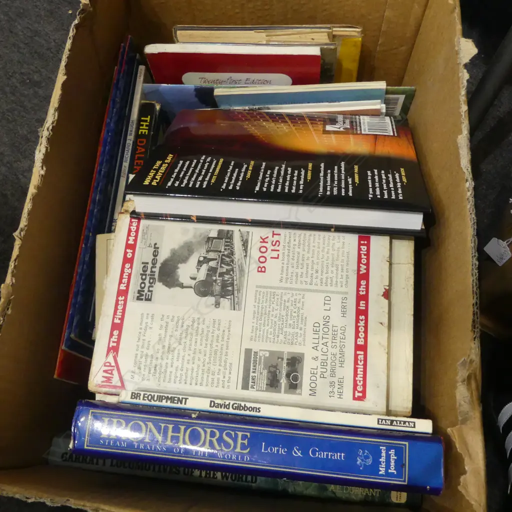 COLLECTION OF ASST. TRAIN & STEAM REFERENCE BOOKS Image 1++