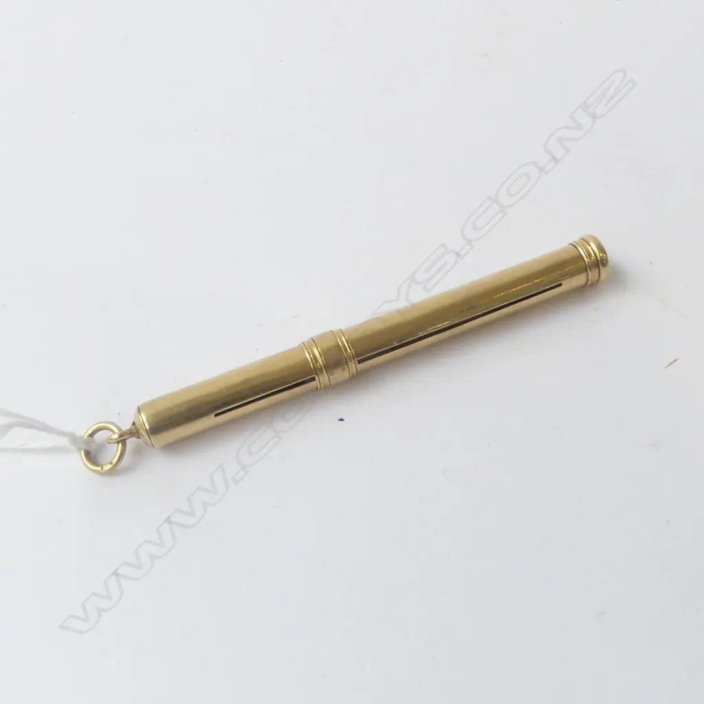 15CT GOLD PEN CASE 13.97gm (Morden & Co.) Image 1++