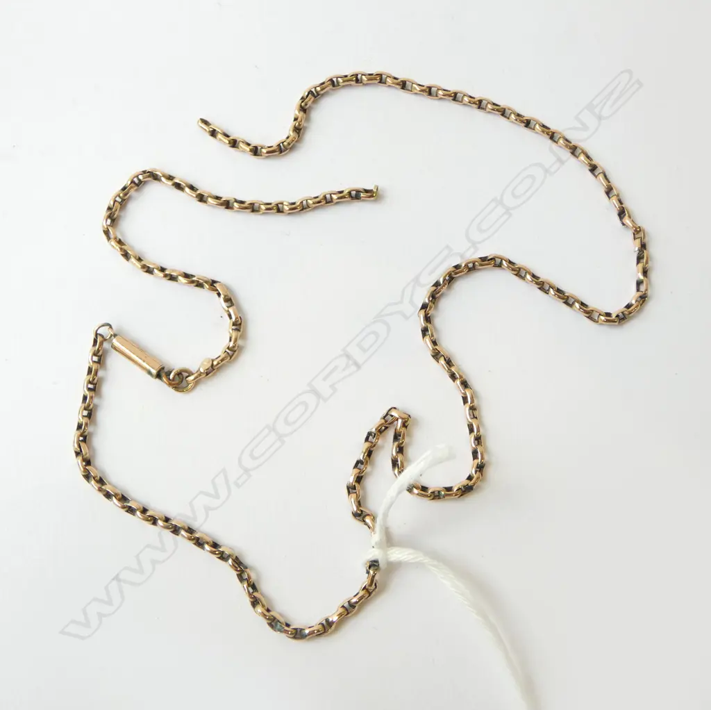 9ct  CHAIN (broken) 4.8gm Image 1++
