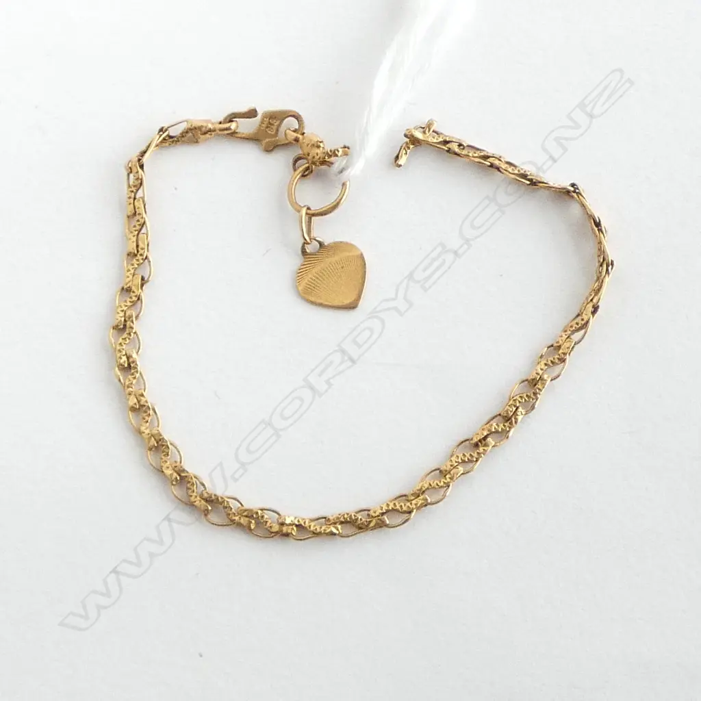 18ct GOLD BRACELET broken 4.5grms Image 1++