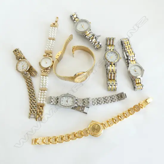 8 LADIES FASHION WRIST WATCHES