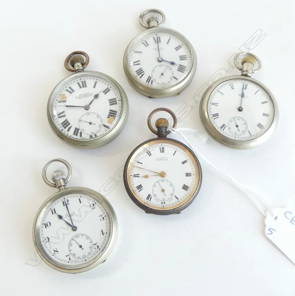 5 POCKETWATCHES Image 1++