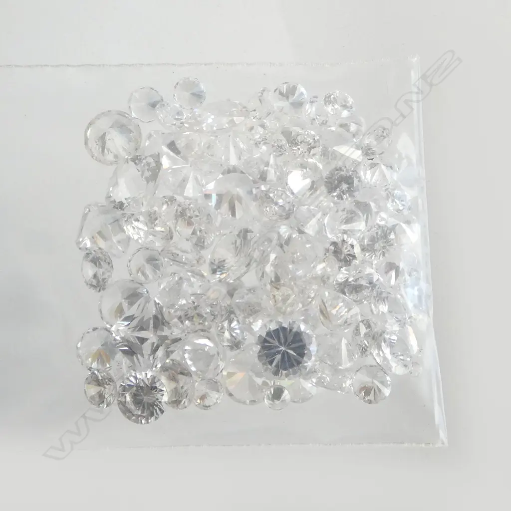 BAG OF CZ STONES some 1ct + Image 1++