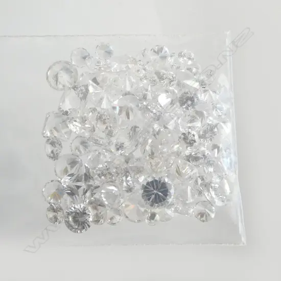 BAG OF CZ STONES some 1ct +
