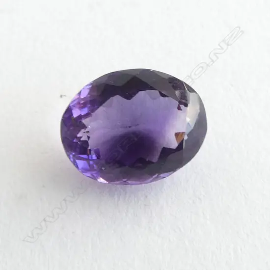 10.22ct UNSET OVAL FACET CUT AMETHYST 