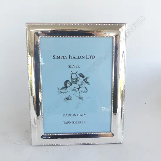 ITALIAN SILVER PHOTO FRAME, H.230 x 180mm