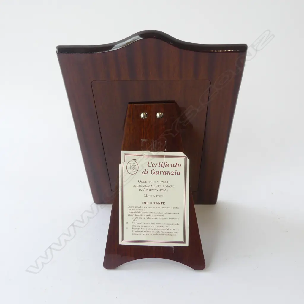 ITALIAN SILVER PHOTO FRAME, H.230 x 160mm Image 1++