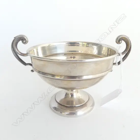 BIRMINGHAM 1922 SILVER PEDESTAL BOWL trophy cup form 160gms