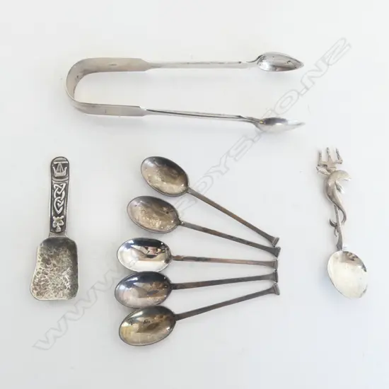 BAG STG SILVER SPOONS ETC 129gms