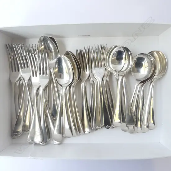 48PCS ‘Old English’ Cutlery 12x dinner, lunch forks, soups, dessert spoons 