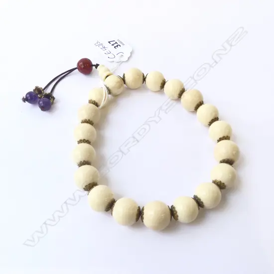 IVORY BEAD BRACELET