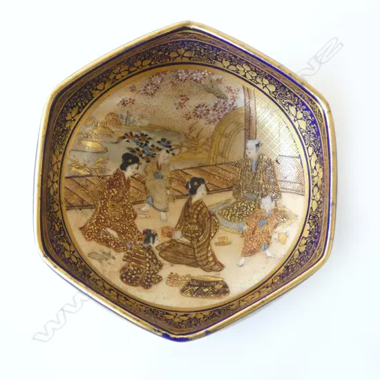 MEIJI PERIOD SATSUMA BOWL DIA100MM