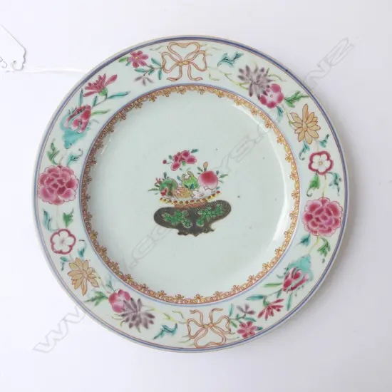 ANTIQUE CHINESE PLATE 230mm dia