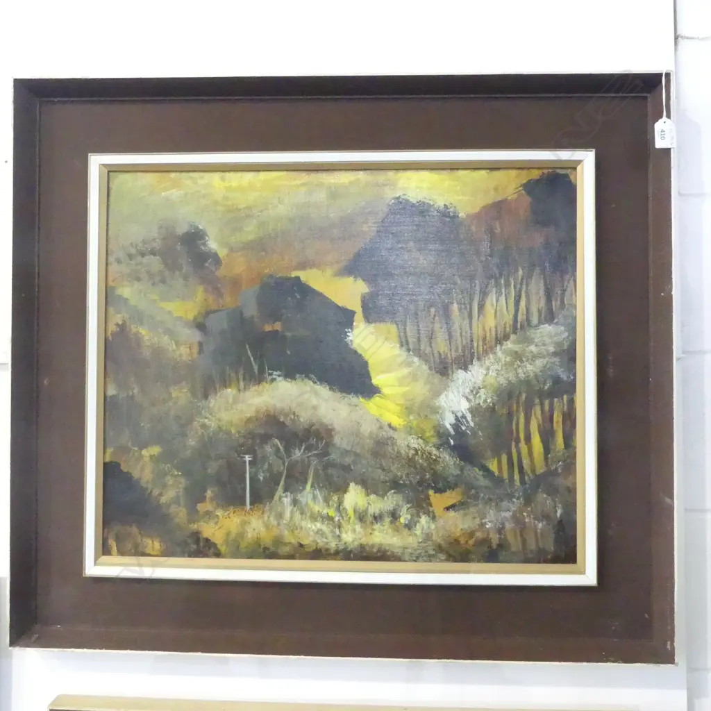 FLORENCE LUXFORD 'VIEW FROM FAIRLEY TERRACE WELLINGTON' OIL ON BOARD, 485x590mm Image 1++