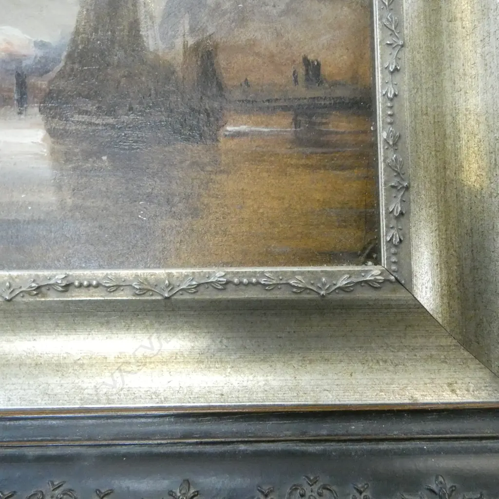 JOHN CROME (1768-1821), TITLE INSCIBED REVERSE INDISTINCT, OIL, 155x300mm Image 1++