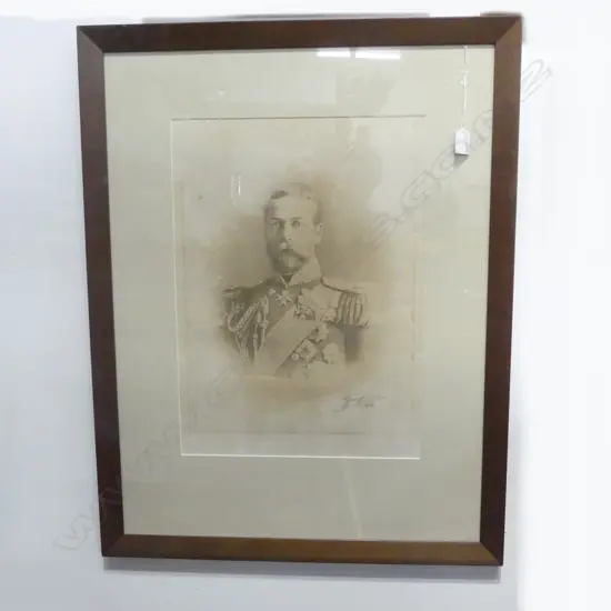 PORTRAIT PRINT GEORGE V 510x370mm