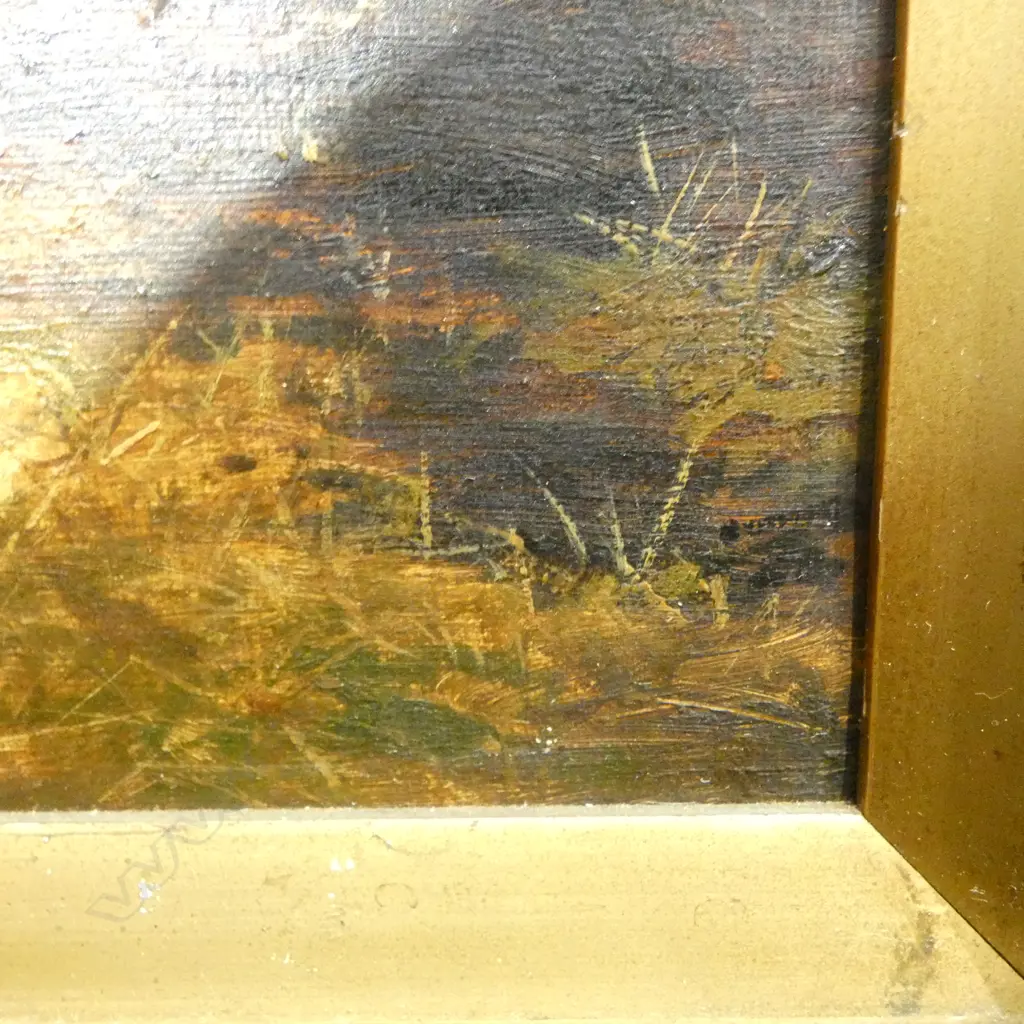 JOHN FREDRICH HERRING (1795-1855), FARMYARD SCENE, OIL ON CANVAS, 395x500mm (SMALL HOLE TO CANVAS) Image 1++