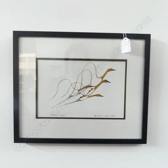 "SPRING FLIGHT", Lithograph BY BENJAMIN CHEE CHEE,SIGNED,230 X 150MM