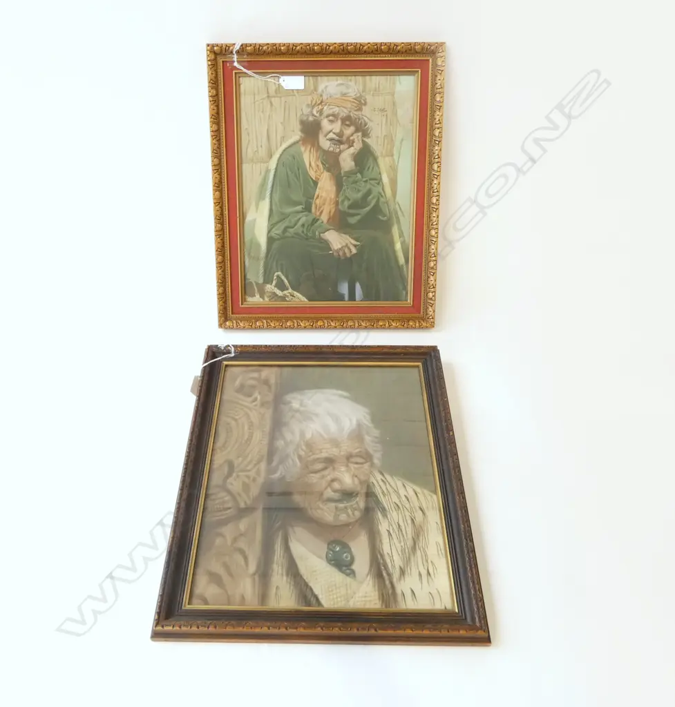 2 FRAMED CHARLES FREDERICK GOLDIE PRINTS 355x285mm Image 1++