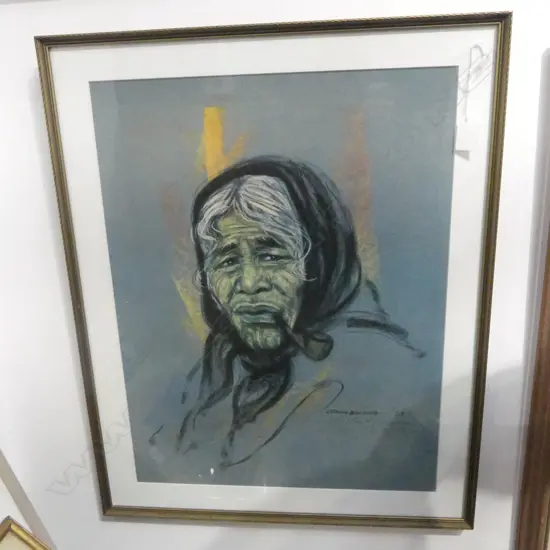 Kristin Zambucka, Portrait of a Maori woman PRINT 530 x 410mm