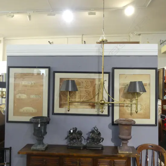 SET 3 ARCHITECTS DRAWINGS for 'A TEA HOUSE IN A PUBLIC PARK...' C.1920's some foxing 670 x 460mm