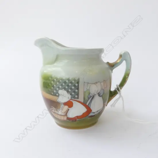 Royal Bayreuth Sunbonnet Babies Jug, H.85mm 