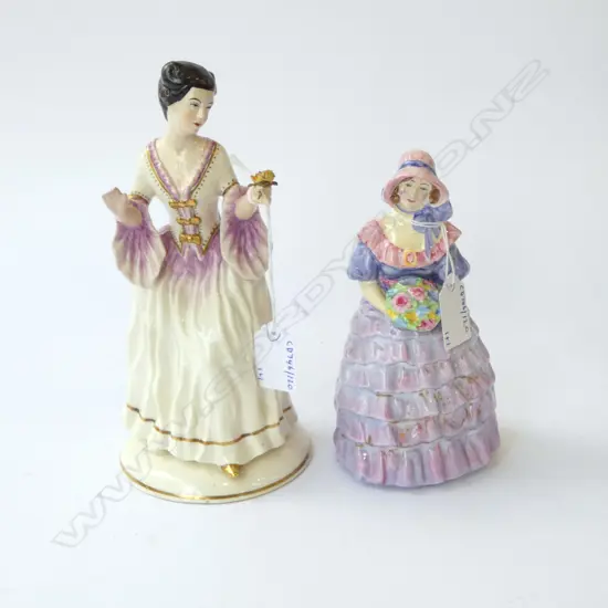 COALPORT FIGURINE PRUDENCE H170MM & ALKA FIGURINE H220MM