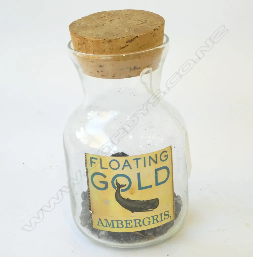 JAR OF 'FLOATING GOLD AMBERGRIS' Image 1++