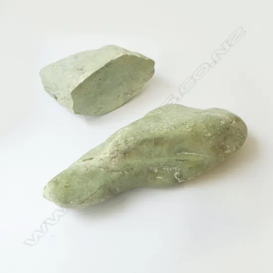 TWO SMALL BOULDERS OF POUNAMU 5kg