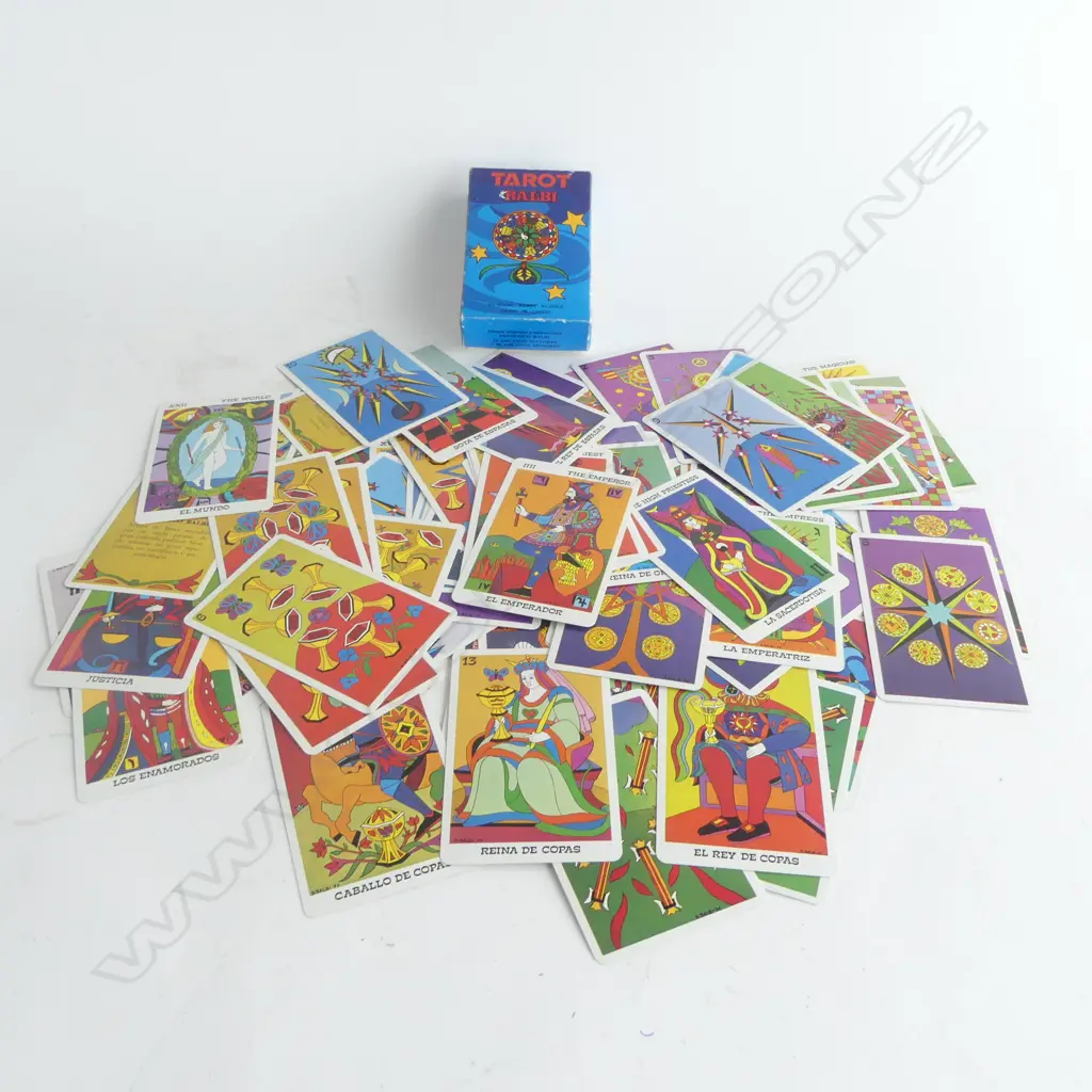 TAROT BALBI BOXED SET CARDS 'Bilingual' designed by Domenico Balbi  Image 1++