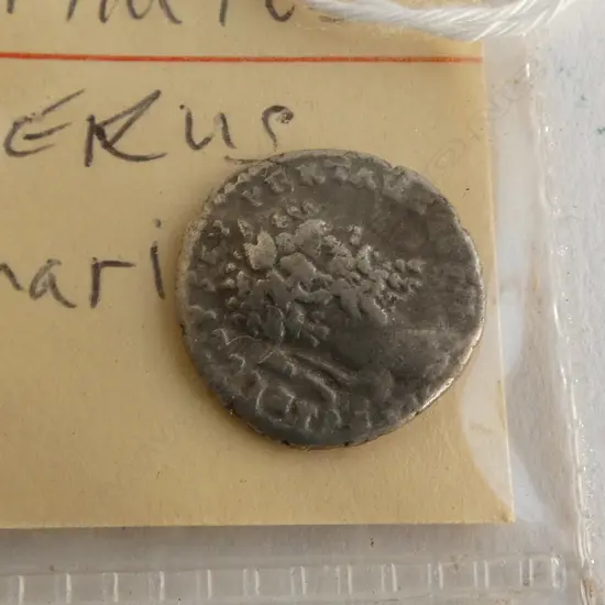 Roman Septimius Severus Denarius coin
