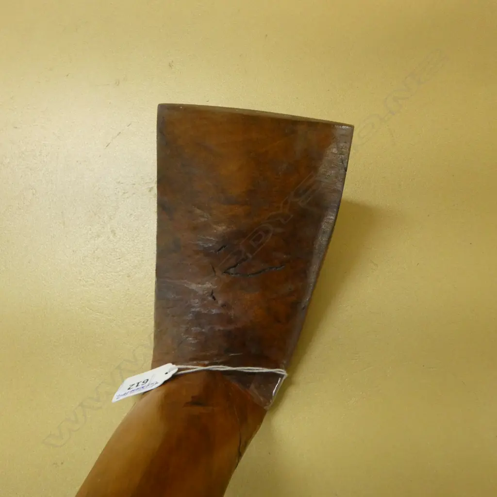 TONGAN WOODEN HEAD REST W.325mm Image 1++