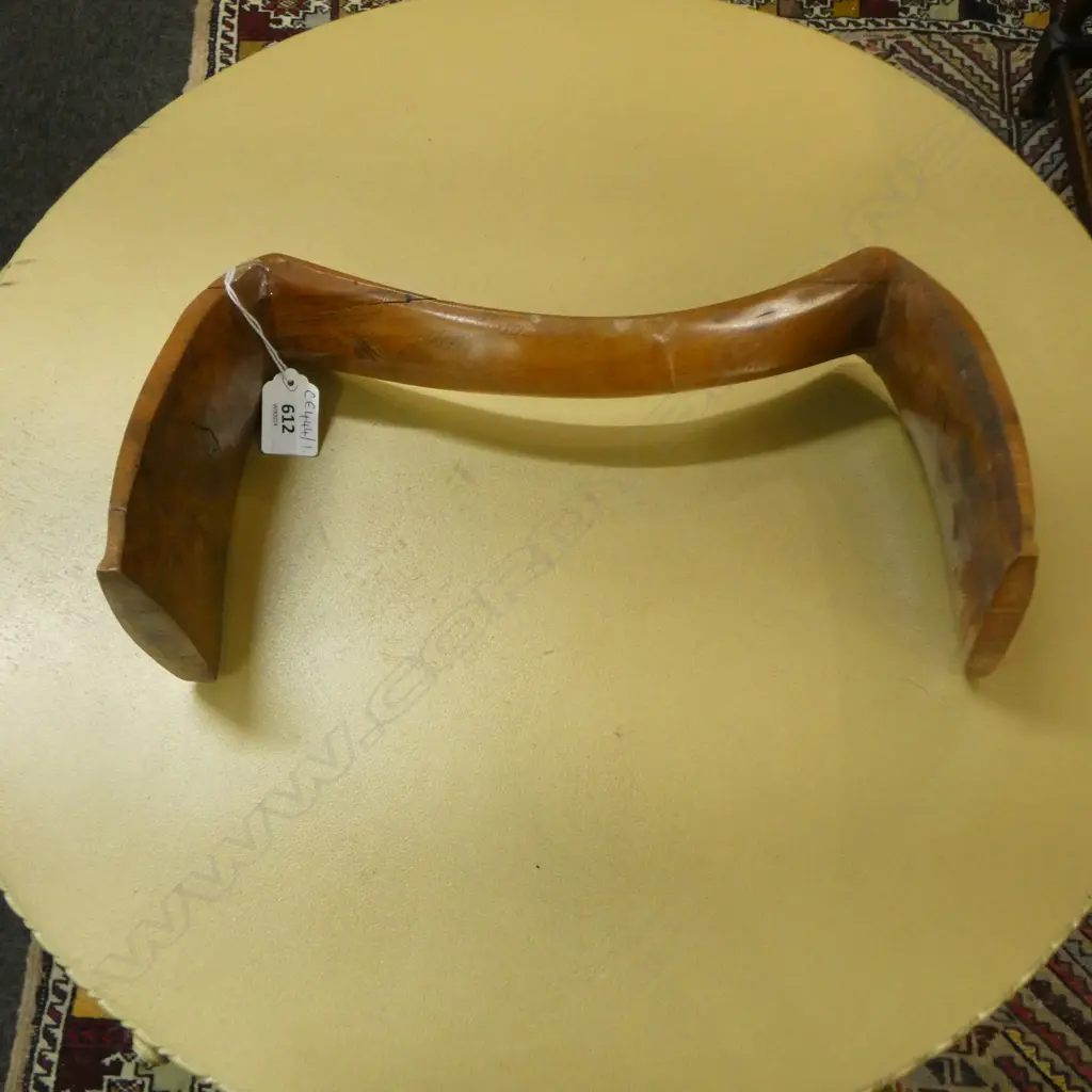 TONGAN WOODEN HEAD REST W.325mm Image 1++