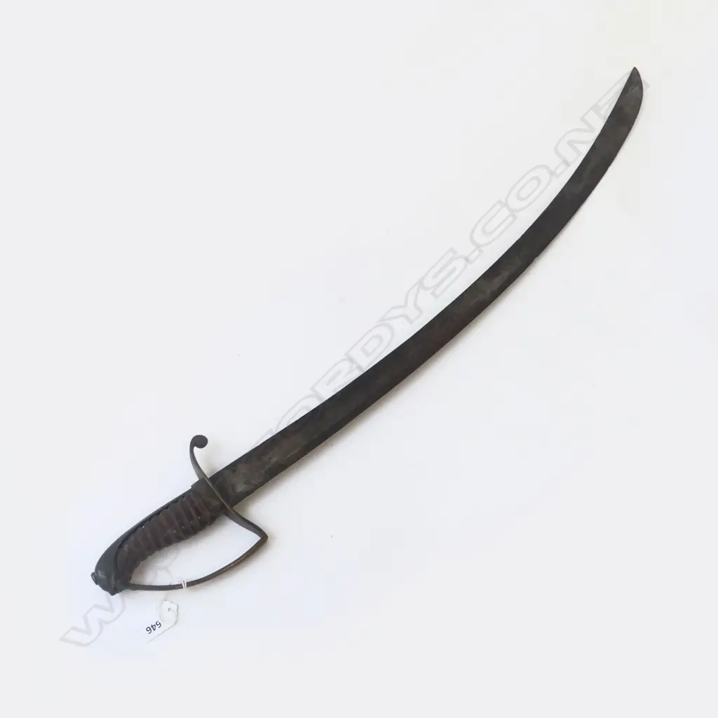 19thC CAV SABRE SWORD BRASS HILT with lion's head pommel L.860mm Image 1++