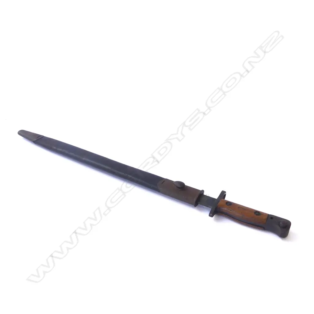 1907 WILKINSON BAYONET IN LEATHER SCABBARD L.580mm Image 1++
