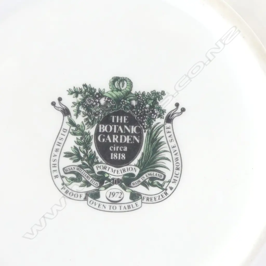Large Portmeirion Jug & Bowl ‘The Botanic Garden’ 1972 UK, D.280mm H.210mm Image 1++