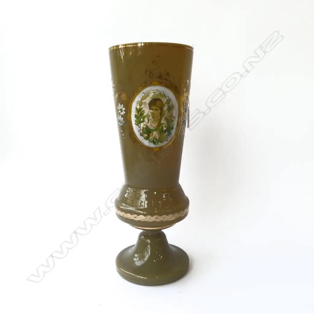 ANTIQUE GLASS VASE H.370mm Image 1++