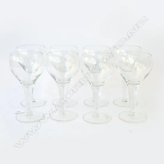 8 LARGE WINE GLASSES H.200mm