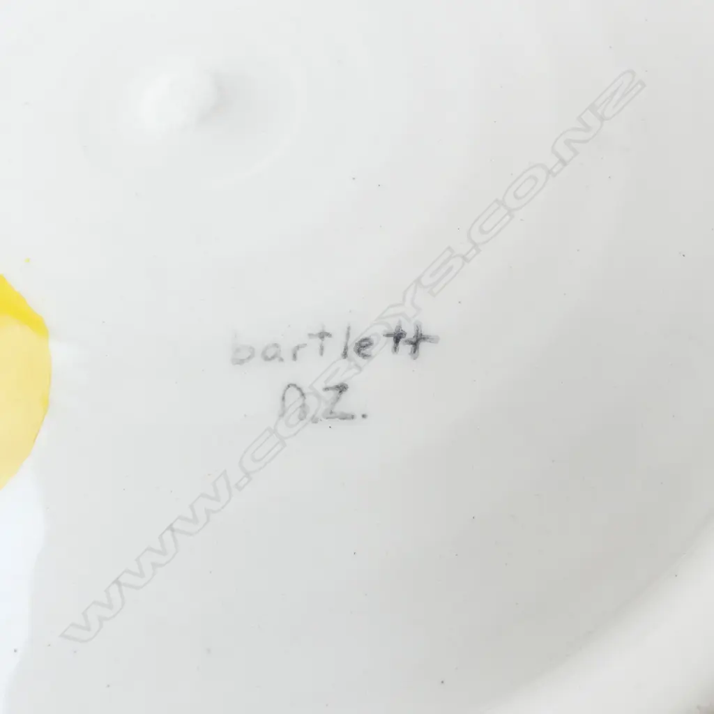 OWEN BARTLETT 'MULTI SPOT' STUDIO POTTERY BOWL H.135mm, 345mm dia Image 1++