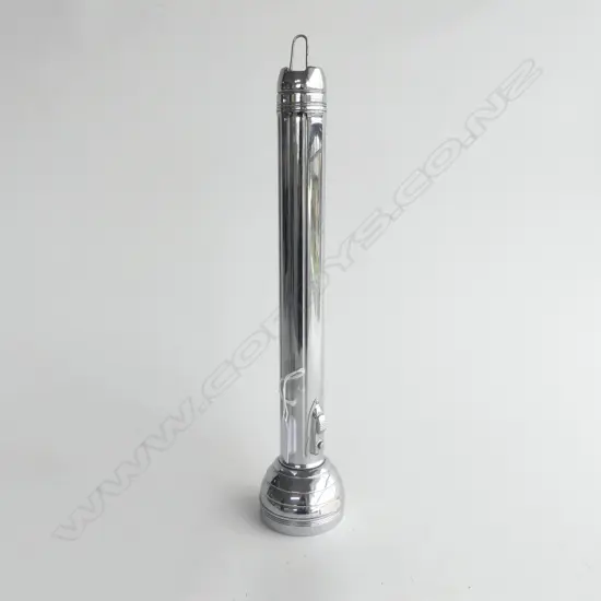 VINTAGE WHINCHESTER CHROMED LONG TORCH L.380mm