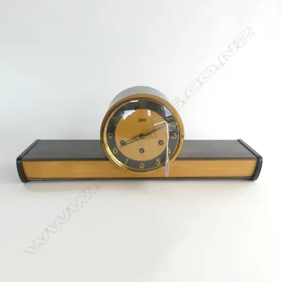 SCHATZ MANTLE CLOCK w. KEY W.560mm