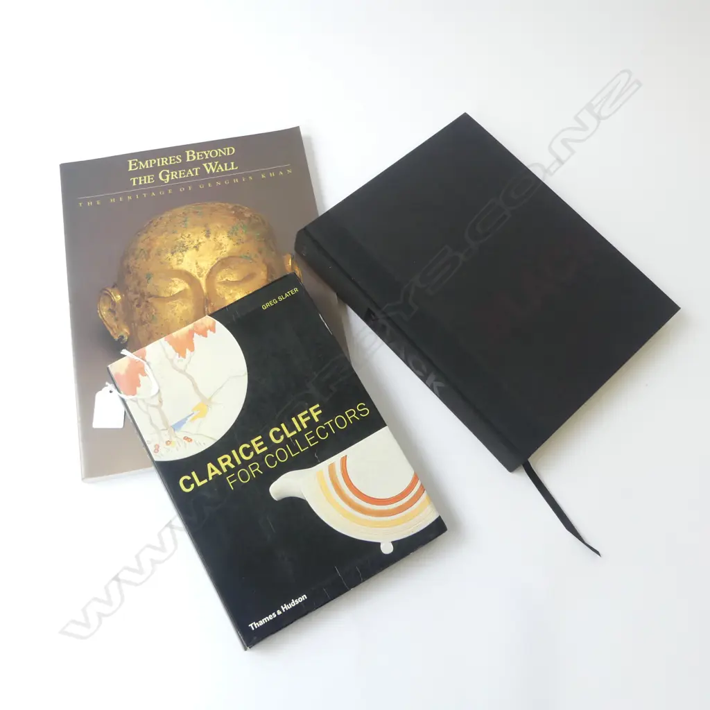3 BOOKS; BLACK, EMPIRES BEYOND THE GREAT WALL, CLARICE CLIFF Image 1++