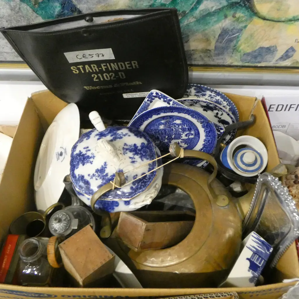 COPPER KETTLE, STAR-FINDER, B/W CHINA Image 1++