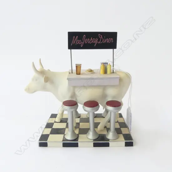 'MOO JERSEY DINER' COW "COW PARADE " ORNAMENT W.160mm