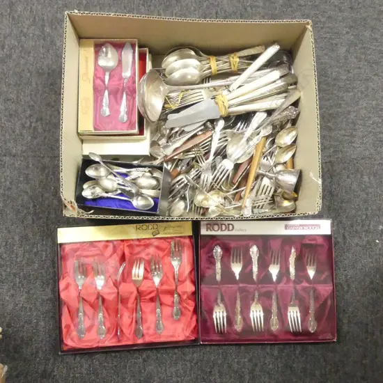 BOX OF EP CUTLERY