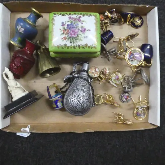 MINIATURE LIMOGE PCES ETC