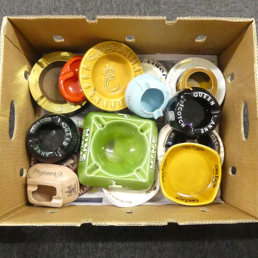 20 ADVERTISING ASHTRAYS Image 1++
