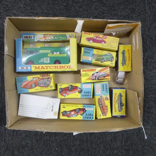 ASST. MODEL CARS, MATCHBOX ETC