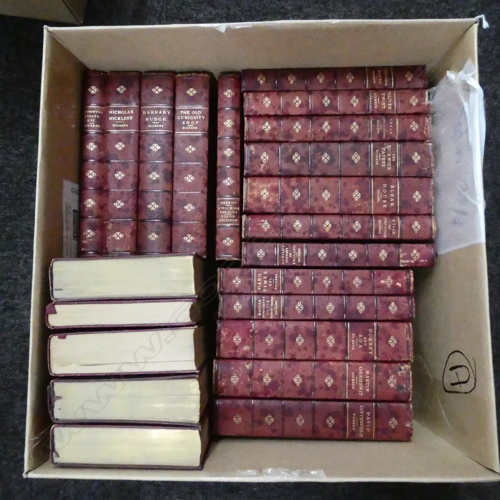 22 VOLS. DICKENS NOVELS  Image 1++